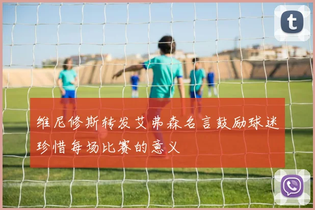 维尼修斯转发艾弗森名言鼓励球迷珍惜每场比赛的意义